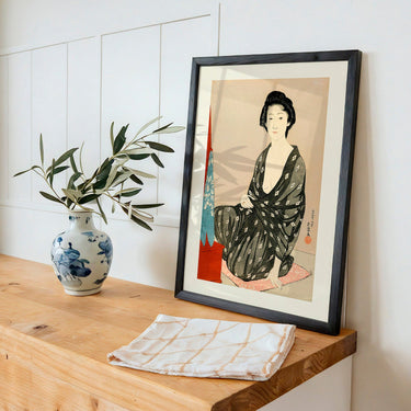 Woman in Summer Dress by Gōyo Hashiguchi - Kuriosis Fine Art GmbH