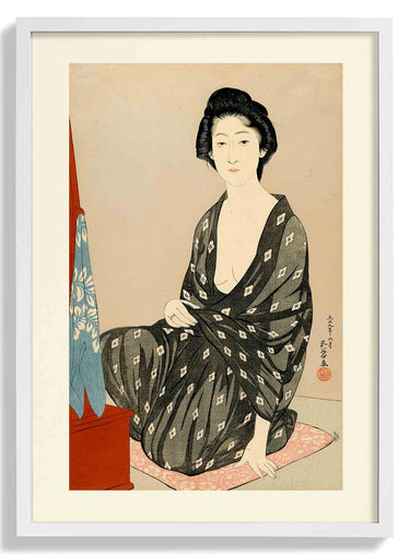 Woman in Summer Dress by Gōyo Hashiguchi - Kuriosis Fine Art GmbH
