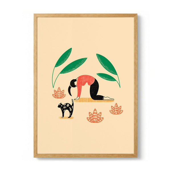 Yoga Cat Cow von Nicole Marra