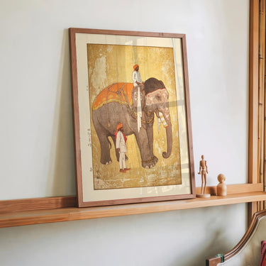 Zo Elephant 1931 by Hiroshi Yoshida - Kuriosis Fine Art GmbH