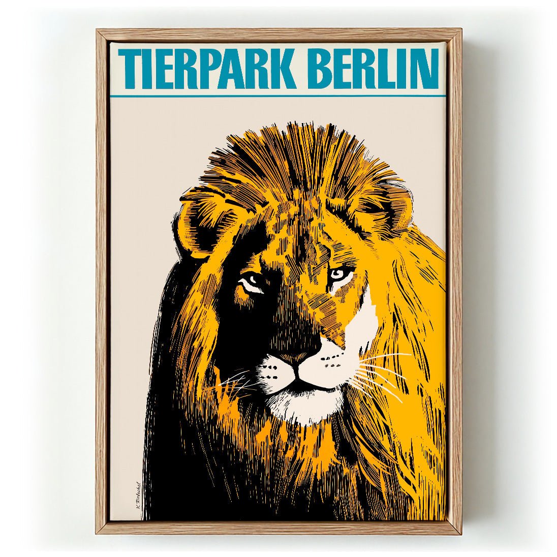 Zoo Tierpark Berlin Lion - S - 30 x 40cm