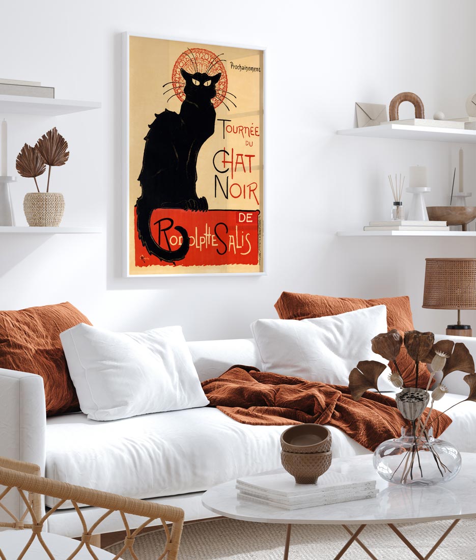 Le Chat Noir scandinavian poster