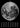 Affiche astronomique noire de carte de lune