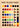 Familiar Colours Chart Vintage Art Print