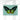 Impressão artística de borboleta verde Birdwing