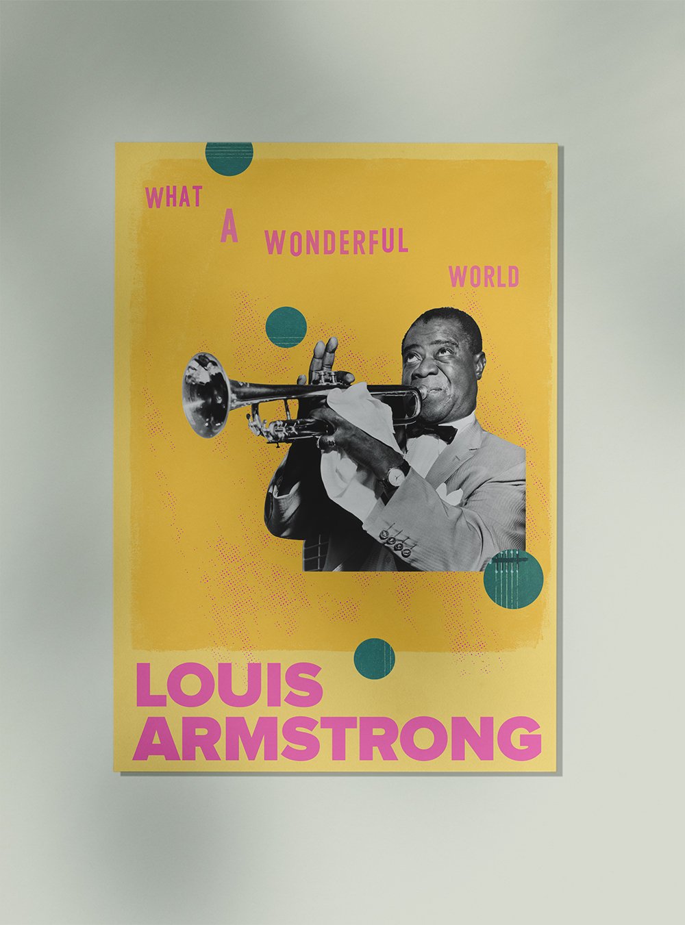 par Kontoret Hvad er der galt Louis Armstrong Nr 2 Jazz Concert Poster – Kuriosis