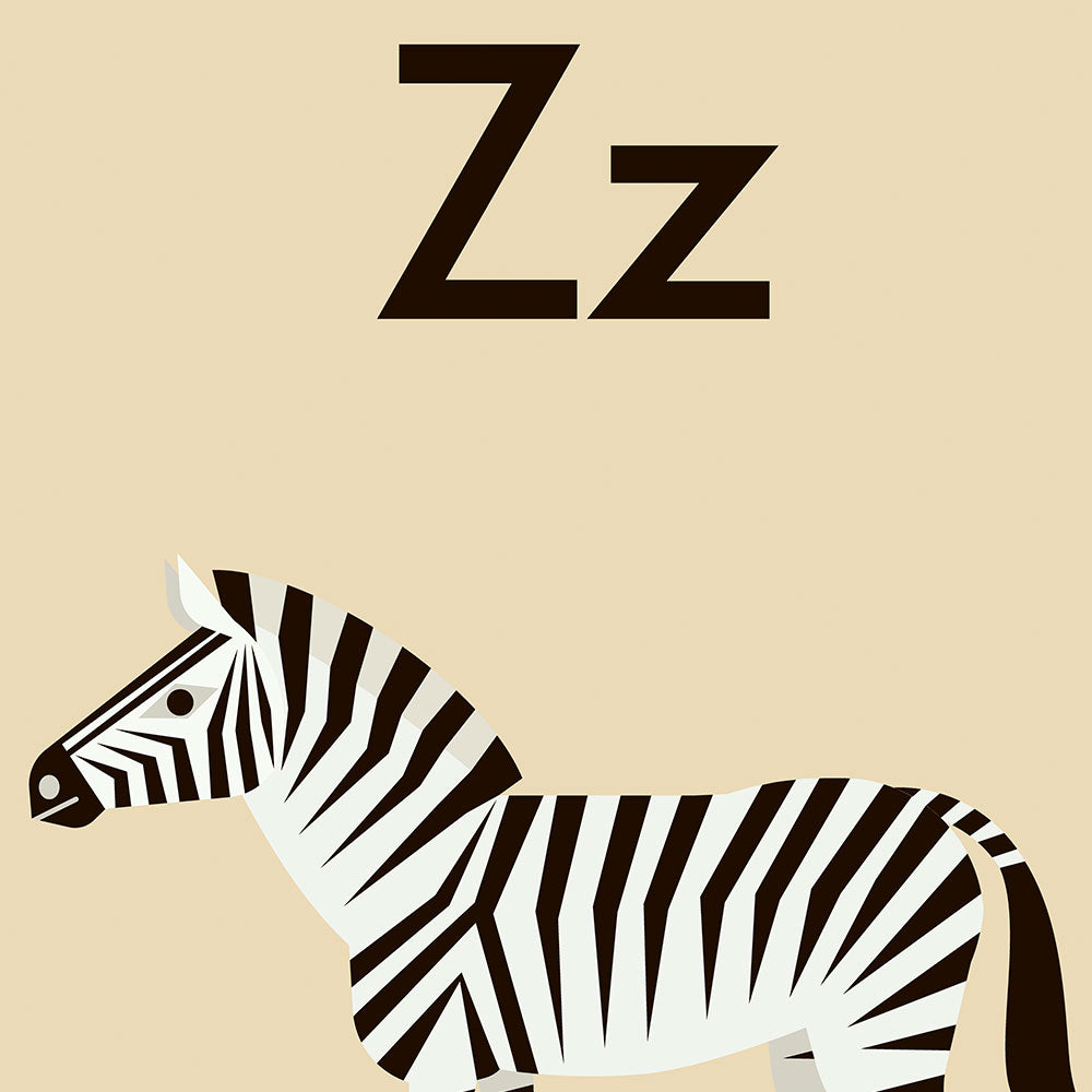 ABC Poster, affiche de l'alphabet pour les enfants, version allemande,  affiche d'animaux pour apprendre l'allemand, affiche pour la chambre des
