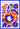 Kontrast Blumen Orange Blau Papiers Découpés Kunstausstellungsplakat