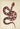 Affiche de serpent antique
