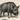 Affiche antique de cochon sauvage