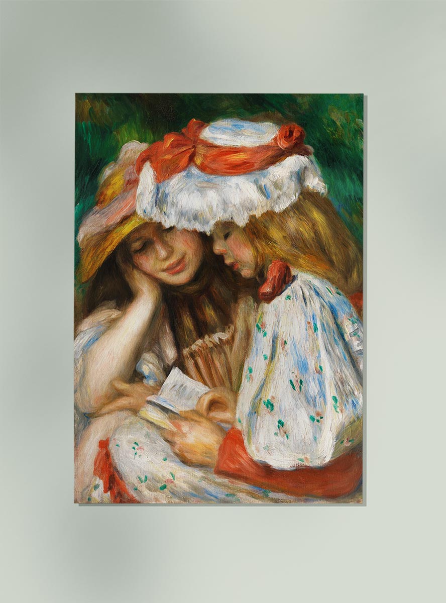 Two　by　A.　Painting　Girls　Reading　Pierre　Renoir　–　Kuriosis